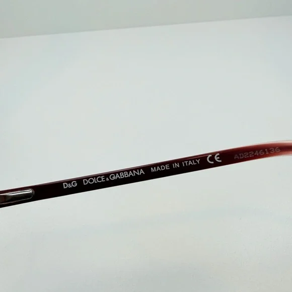 DOLCE & GABBANA EYEGLASSES FRAMES ONLY